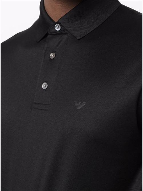 Polo shirt with eagle logo Emporio Armani | 8N1F98 1JUVZ.0999